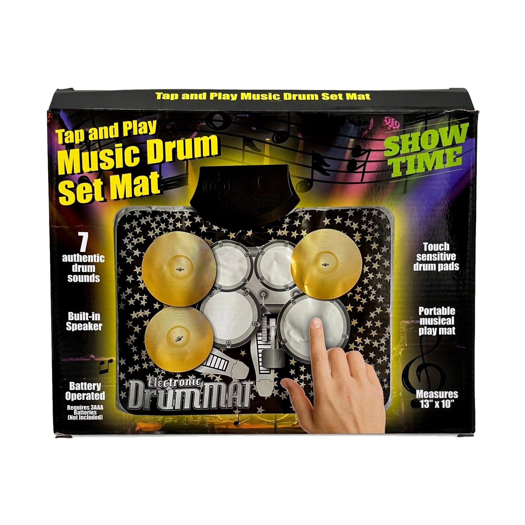 A box for an electronic drum mat.